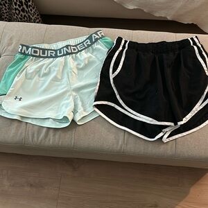 Under armour and CK shorts both med